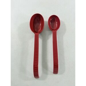 Weight Watchers Measuring Ladle Spoon 1/2 & 1 Cup Portion Control Red